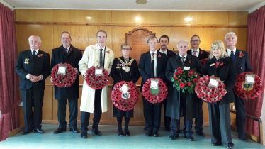 Eastwood Memorial Hall Remembrance Sunday service